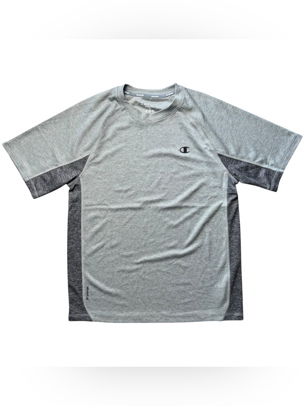 NWT Champion Men’s Two-Tone Gray Short-Sleeve Athletic Tee